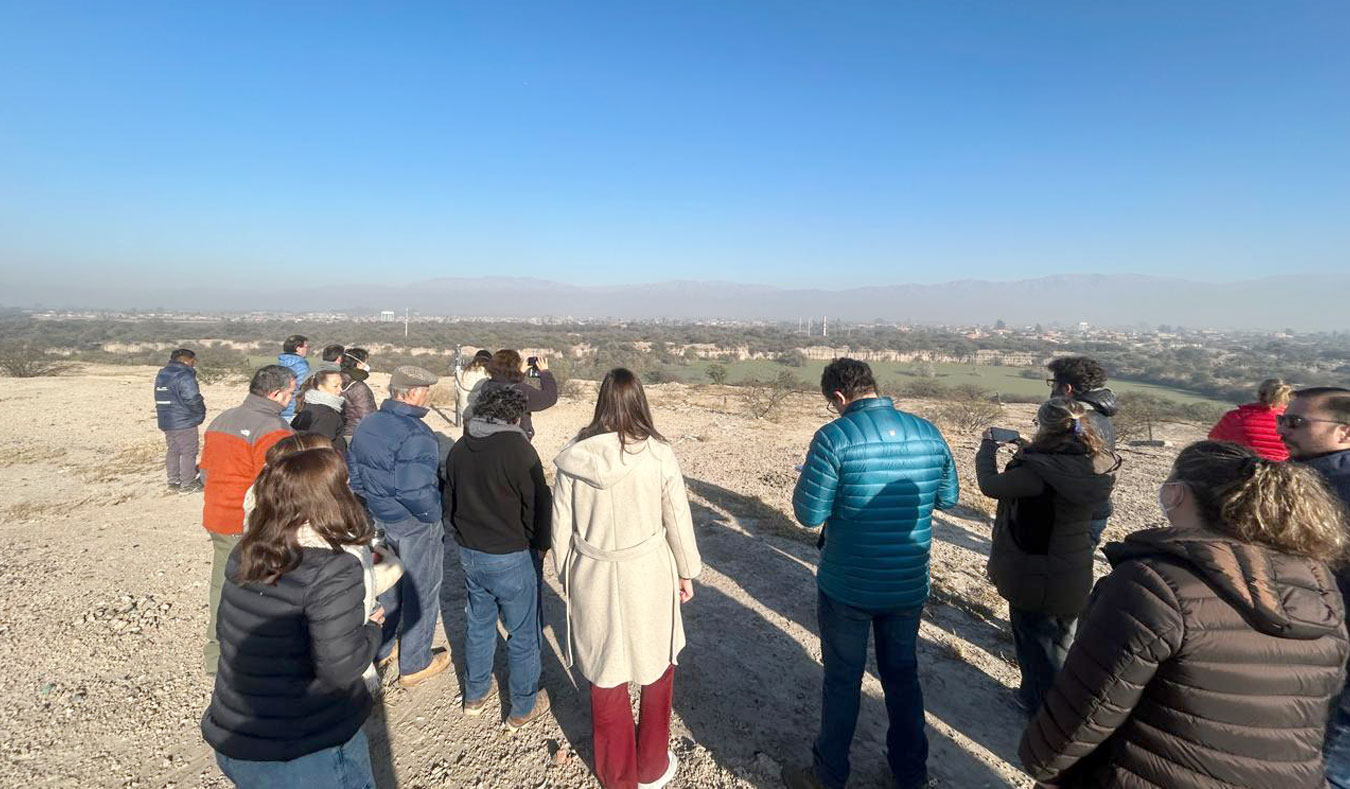 Fotografía: Relevamiento de información en el Relleno Sanitario San Javier 