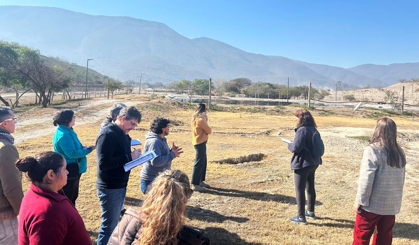 Fotografía: Relevamiento de información en el Relleno Sanitario San Javier 