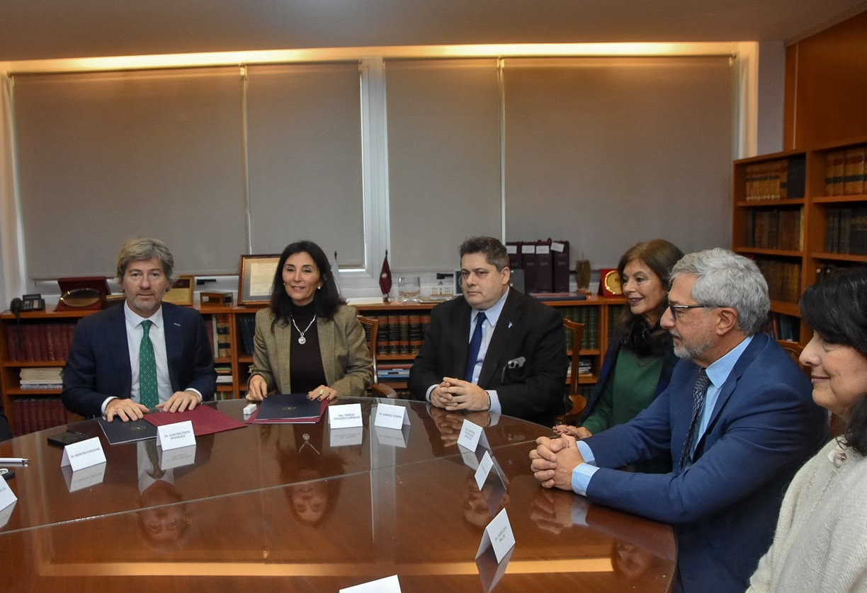 Fotografía: La Corte de Justicia recibió al Ministro de Justicia de la Nación