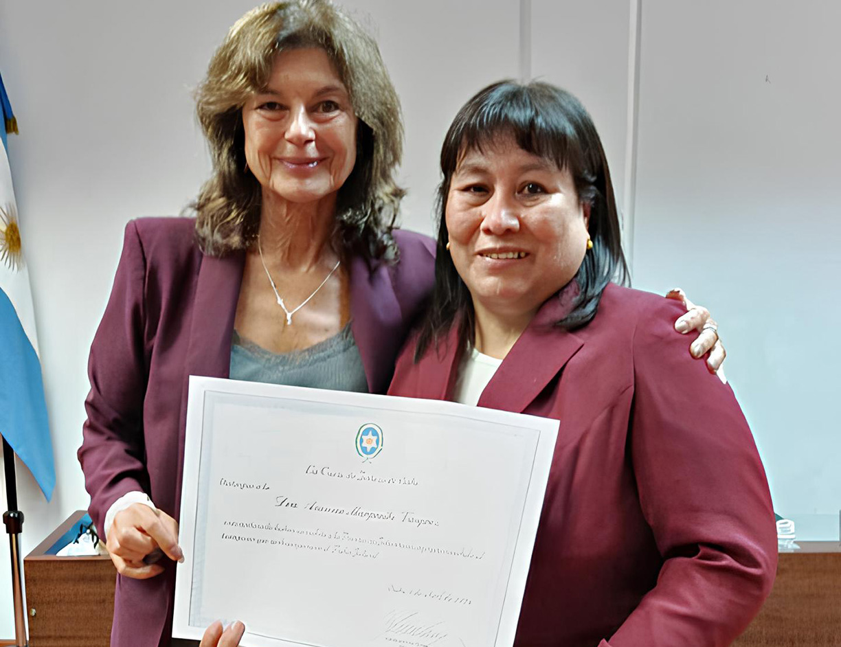 Fotografía: Tartagal: Reconocimiento a una jueza jubilada