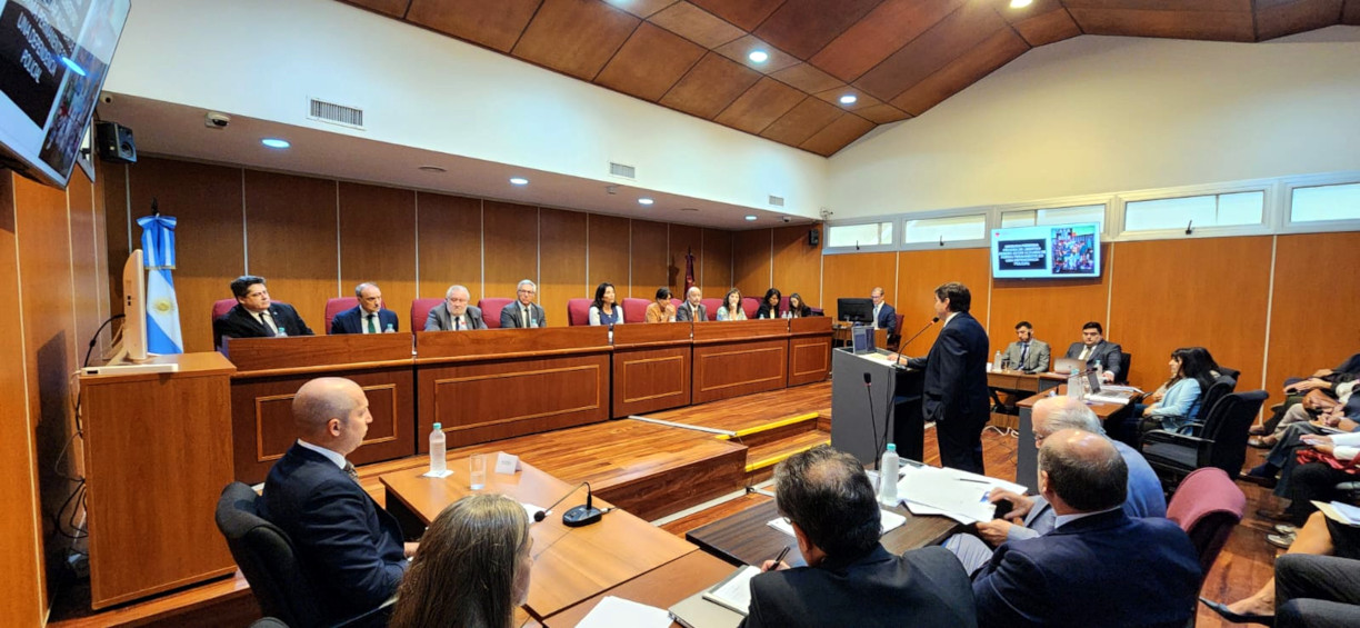 Fotografía. Audiencia entre la Provincia de Salta y el Comité para la Prevención de la Tortura de Salta