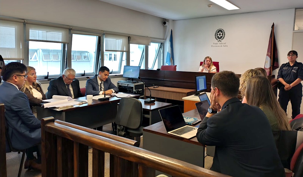 Audiencia de Prisión Preventiva  en la causa por femicidio en Campo Quijano